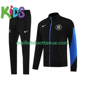 Chelsea Enfant Ensemble Vestes d'entrainement Noir 2025/2026